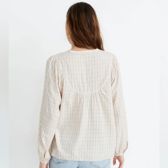 Madewell Balloon Sleeve Top - Picture 3 of 13